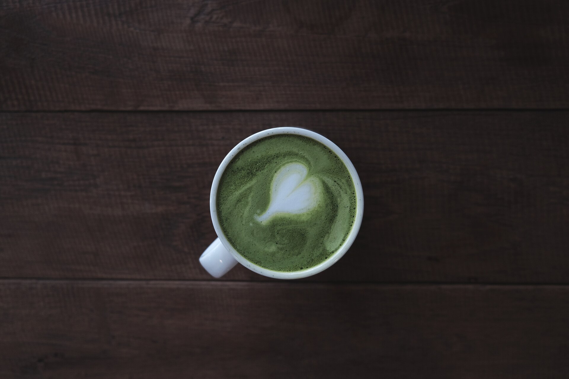 森の抹茶ラテ